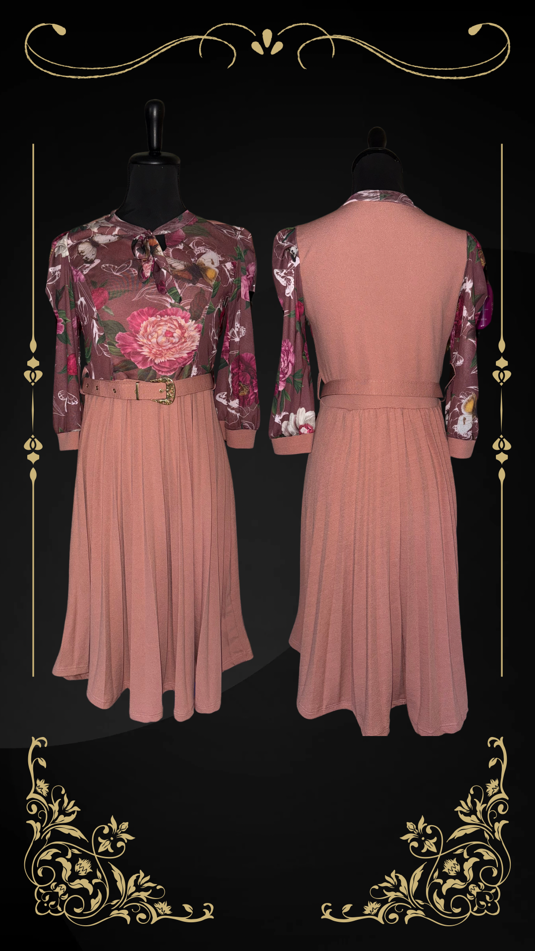 Robe Élégante avec ceinture