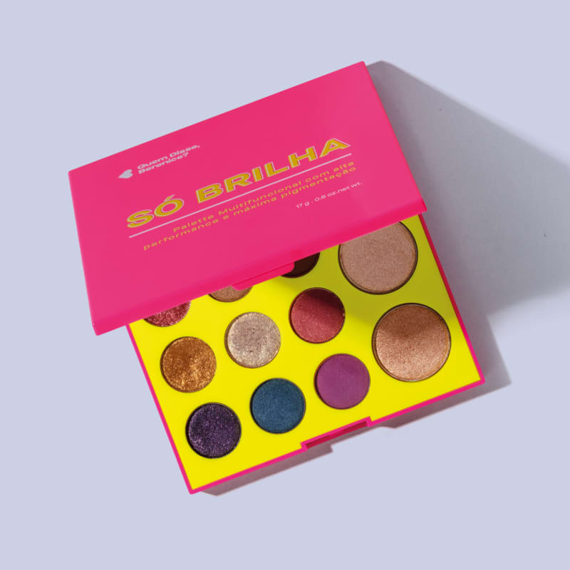 QDB Palette multifonctionnelle Só Brilha 17g