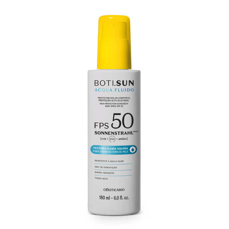 Boti.Sun Spray Solaire Corps Acqua Fluido SPF50