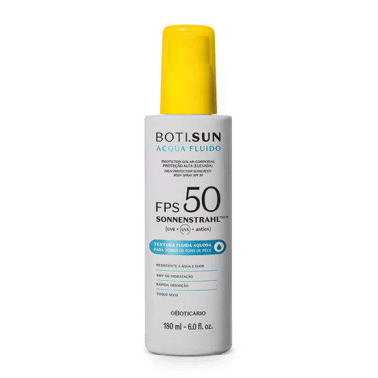 Boti.Sun Spray Solaire Corps Acqua Fluido SPF50