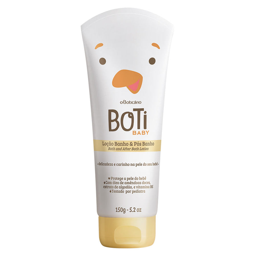 BOTI BÉBÉ LOTION HYDRATANTE BAIN ET APRÈS BAIN, 150G