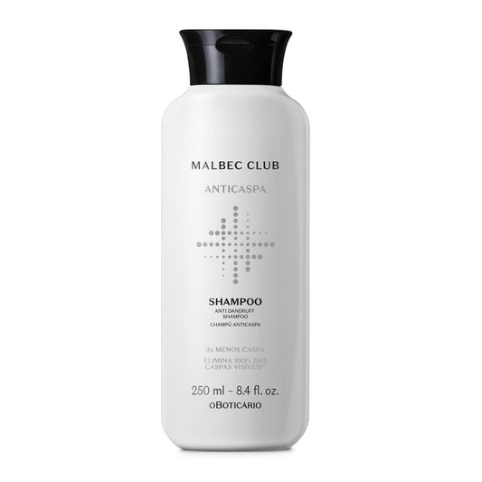 MALBEC CLUB SHAMPOOING ANTIPELLICULAIRE homme, 250ML