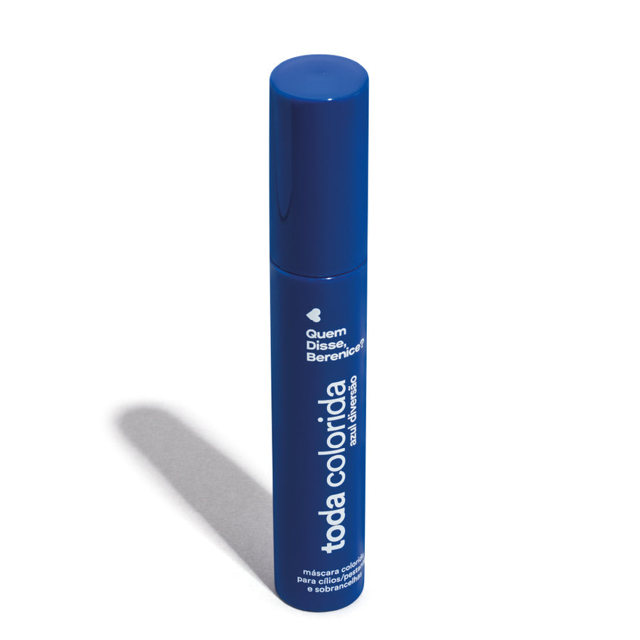 Máscara pour cils et sourcils bleu amusant tout coloré, 10 g