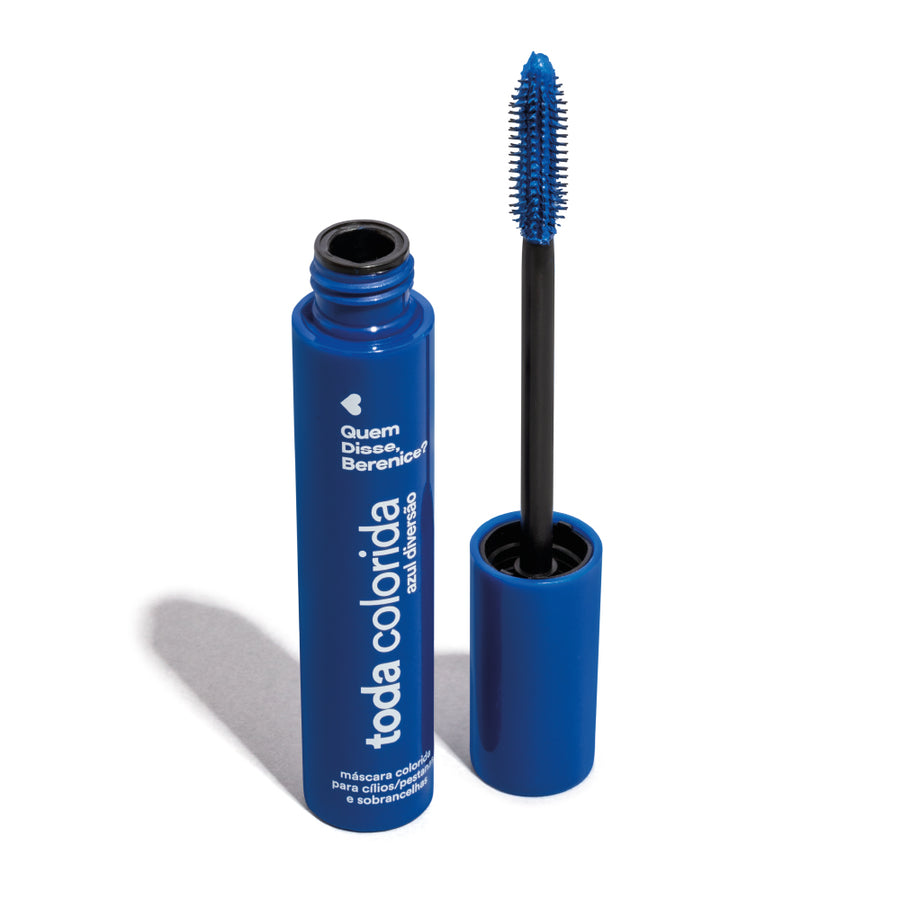 Máscara pour cils et sourcils bleu amusant tout coloré, 10 g