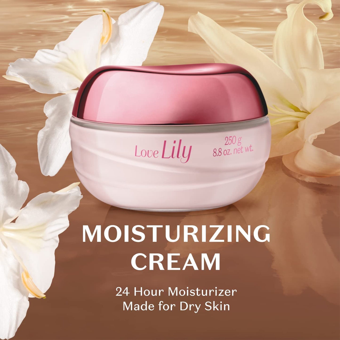 Creme Hidratante Acetinado Love Lily , 250g