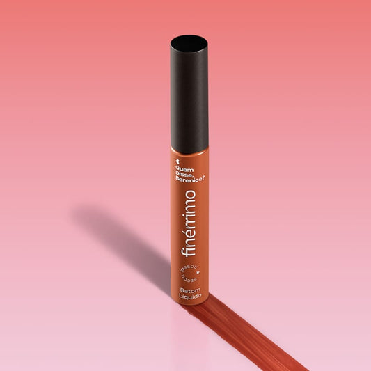 Rouge à lèvres liquide QDB Mate Finérrimo Terracotta Tô Ousada, 5 ml