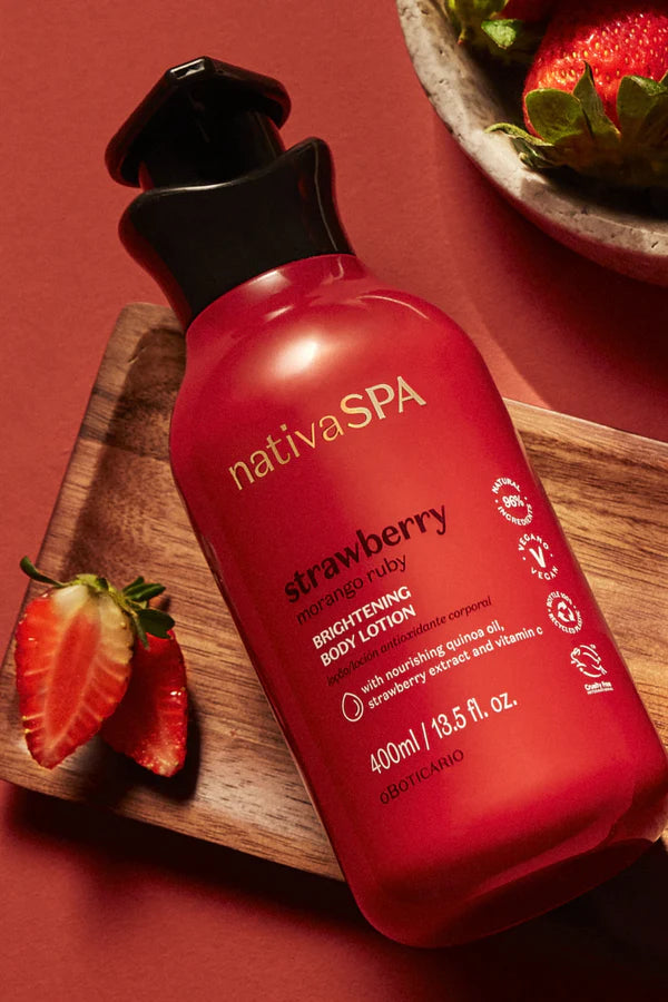 Boticário Nativa SPA Morango Ruby (Fraise) 400ml