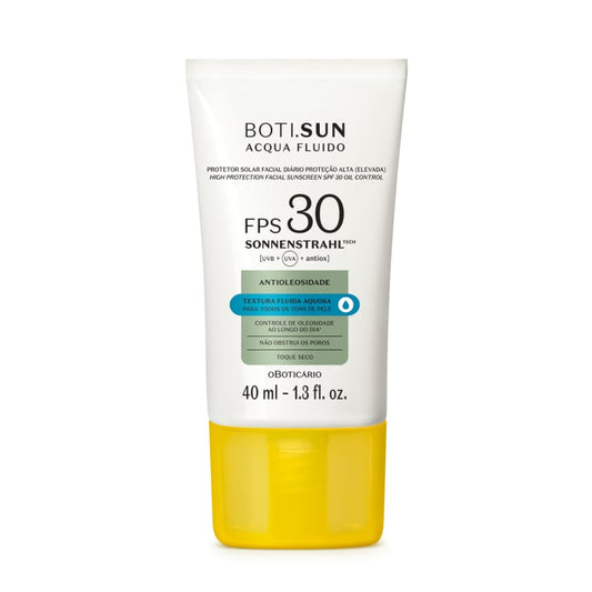 Boti Sun Acqua Fluide protection solaire pour le visage Anti-huile SPF 30, 40 ml