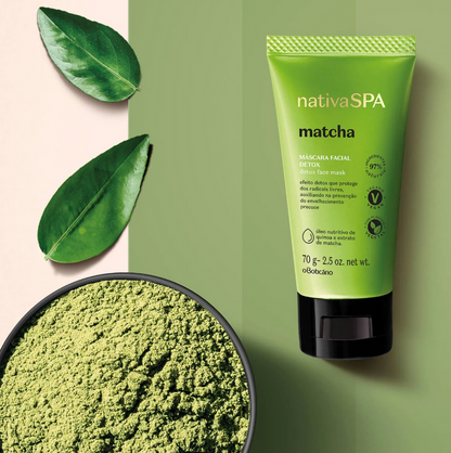 Nativa Spa Masque facial détox Matcha, 70 g