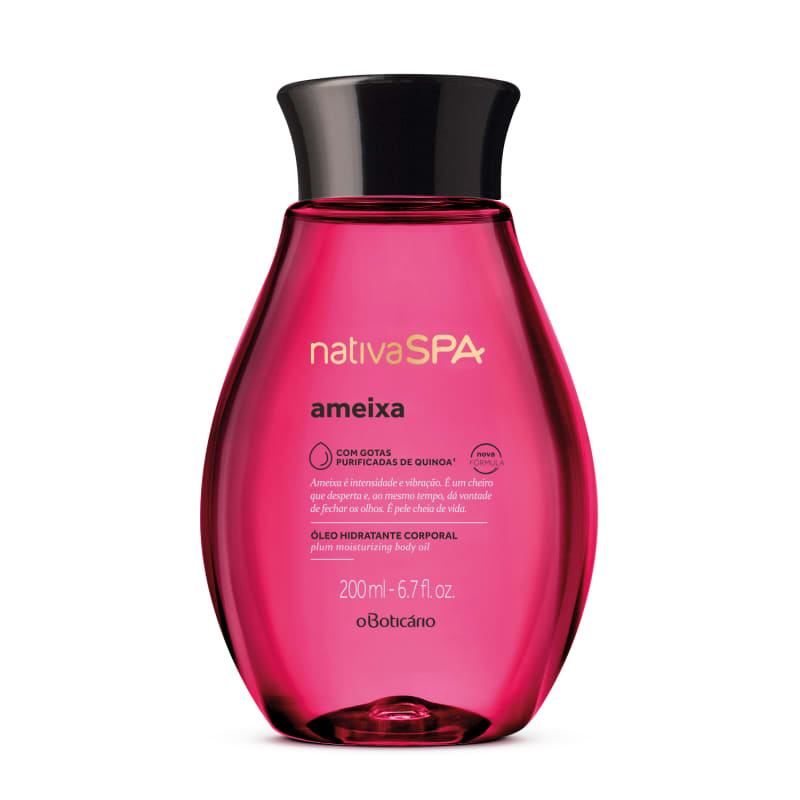 Nativa SPA Déodorant Corps Prune Huile Hydratante 200 ml/ L'huile corporelle prune Nativa SPA laisse votre peau super hydratée, avec un parfum intense et un toucher velouté.