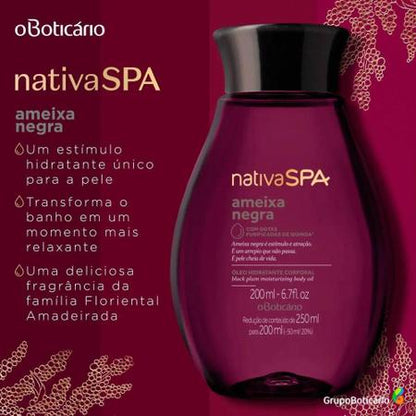 Óleo Hidratante Nativa Spa Ameixa Negra, 200ml