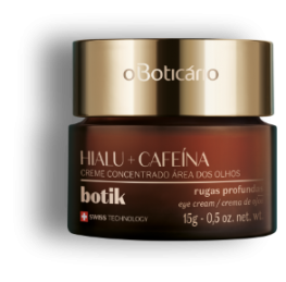 BOTIK CRÈME CONCENTRÉE POUR LES YEUX À L'ACIDE HYALURONIQUE ET À LA CAFÉINE, 15G