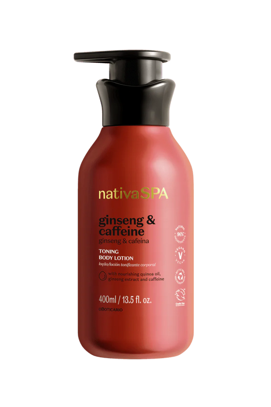 Boticário Nativa SPA Ginseng & Caffeine - Déodorant Corporel Lotion Drainante 400ml