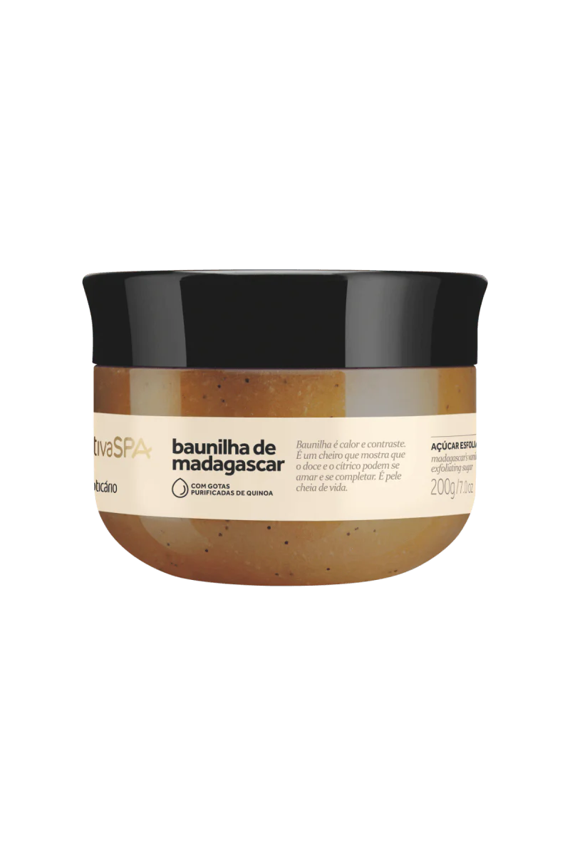 NativaSPA Esfoliante Corporal Calmante Baunilha De Madagascar 200g