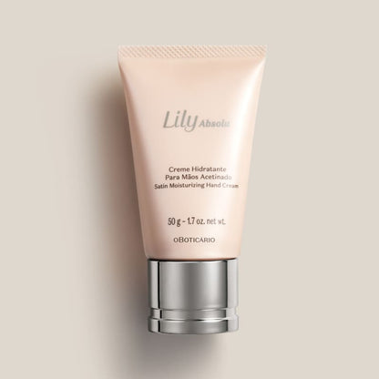 Crème Satinée Hydratant pour les mains Lily Absolu, 50 g